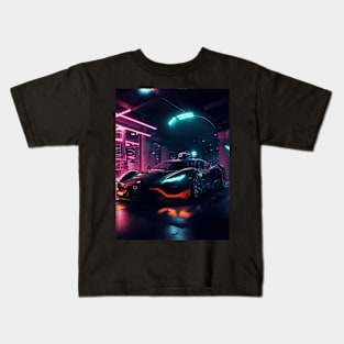 Underground Velocity Sports Car Kids T-Shirt